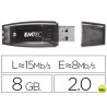 MEMORIA USB EMTEC FLASH C410 8 GB 2.0 NEGRO