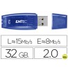 MEMORIA USB EMTEC FLASH C410 32 GB 2.0 AZUL