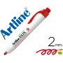 ROTULADOR ARTLINE CLIX PIZARRAEK-573A ROJO PUNTA RETACTIL REDONDA 2,00 MM