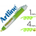 ROTULADOR ARTLINE CLIX FLUORESCENTE EK-63 VERDE PUNTA BISELADA 4.00 MM