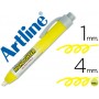 ROTULADOR ARTLINE CLIX FLUORESCENTE EK-63 AMARILLO PUNTA BISELADA 4.00 MM