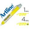 ROTULADOR ARTLINE CLIX FLUORESCENTE EK-63 AMARILLO PUNTA BISELADA 4.00 MM
