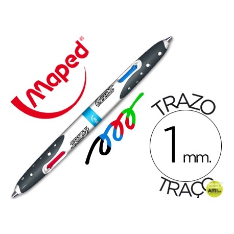BOLIGRAFO MAPED CUATRO COLORES