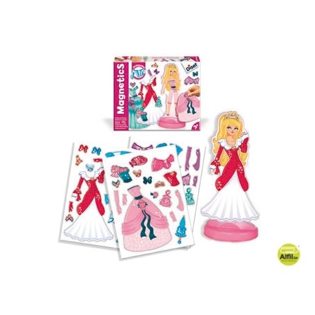 JUEGO DISET MAGNETICO VESTIDOSDE PRINCESAS
