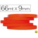 CINTA ADHESIVA Q-CONNECT 66M X 9MM ROJA PARA CERRAR BOLSAS