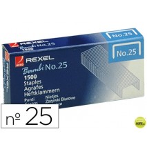 GRAPAS REXEL N. 25 21/4 -CAJA DE 1500