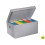 CAJON FAST-PAPERFLOW POLIPROPILENO PARA 6 CAJAS ARCHIVO DEFINITIVO LOMO 8 CM DIN A4 PACK DE 10 UNIDA