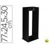 CENICERO METALICO CON REJILLA PARA ARENA NEGRO 770X245X300 MM