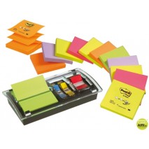 BLOC DE NOTAS ADHESIVAS QUITA Y PON POST-IT DISPENSADOR DE INDEX