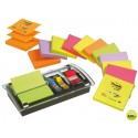 BLOC DE NOTAS ADHESIVAS QUITA Y PON POST-IT DISPENSADOR DE INDEX
