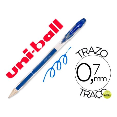 BOLIGRAFO UNI-BALL ROLLER UM-120 SIGNO 0,7 MM TINTA GEL COLOR AZUL
