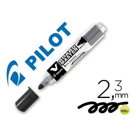 ROTULADOR BOARD MASTER PARA PIZARRA BLANCA NEGRO TINTA LIQUIDA TRAZO 2,3MM