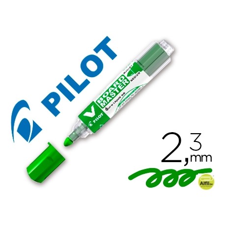 ROTULADOR BOARD MASTER PARA PIZARRA BLANCA VERDE TINTA LIQUIDA TRAZO 2,3MM