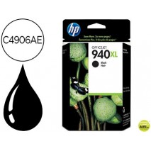 INK-JET HP 940XL NEGRO 49ML 2.200PAG OFFICEJET PRO 8000 / PRO 8500