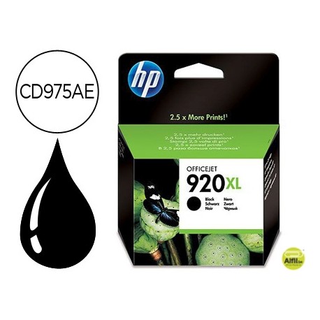 INK-JET HP 920XL NEGRO 1200PAG OFFICEJET/920/6500