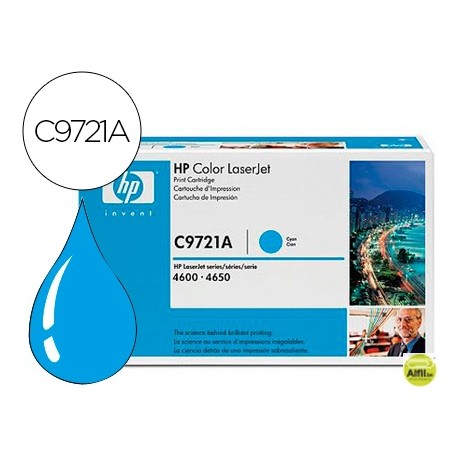 TONER HP C9721A CIAN LASERJET 4600 -8000 PAG