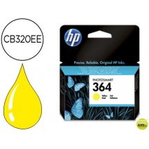 INK-JET HP 364 AMARILLO PHOTOSMART PREMIUM - C309A / SERIES C5300 / C6300 / B8500 / D5400 -300PAG