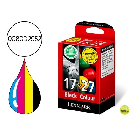 INK-JET LEXMARK N.17 + N27