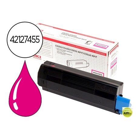 TONER OKI C5250/5450/5510MFP/5540MFP MAGENTA ALTA CAPACIDAD -5.000 PAG- TYPE C6