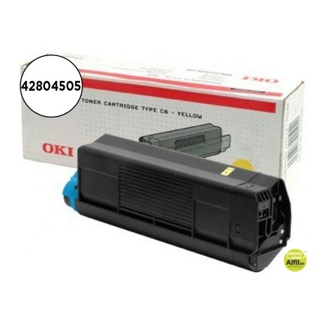 TONER OKI C5200/5400 AMARILLO -3000 PAG TYPE C6