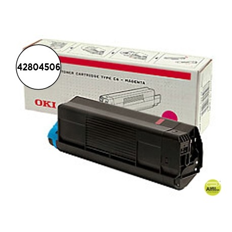 TONER OKI C5200/5400 MAGENTA -3000 PAG TYPE C6