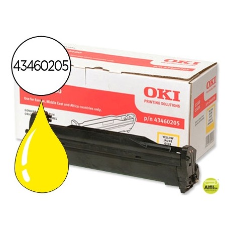 TAMBOR OKI C3300/3400 AMARILLO -15000 PAG- TYPE C9