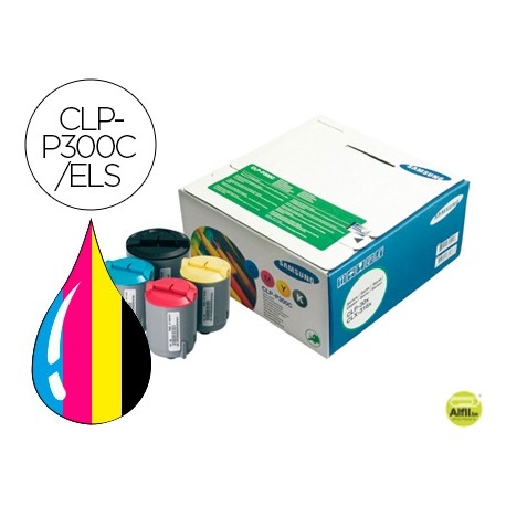 TONER SAMSUNG CLP-300 LASER VALUE PACK -TONER AMARILLO CIAN MAGENTA Y NEGRO