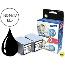 INK-JET SAMSUNG INK-M41 FAX NEGRO SF-370 TWINPACK -2 UNIDADES