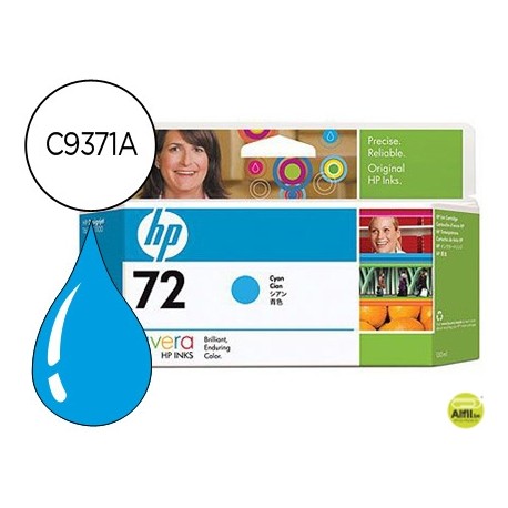 INK-JET HP 72 CIAN DESIGNJET T610/1100 -130ML-