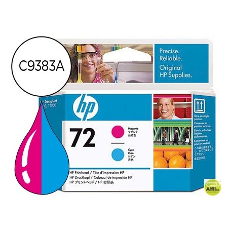 INK-JET HP 72 CABEZAL MAGENTA Y CIAN DESIGNJET T610/1100
