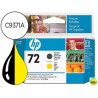 INK-JET HP 72 CABEZAL NEGRO MATE Y AMARILLO DESIGNJET T610/1100