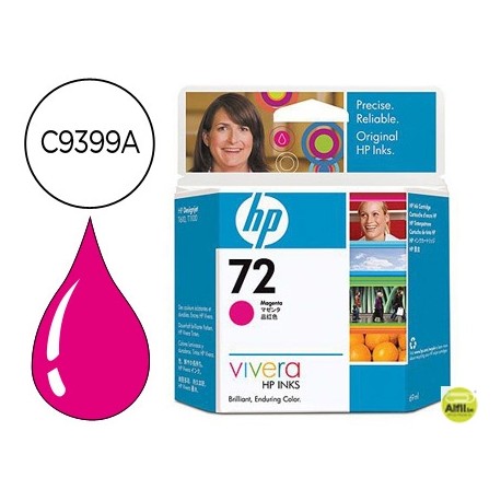 INK-JET HP 72 MAGENTA FOTO DESIGNJET T610/1100 -69ML-
