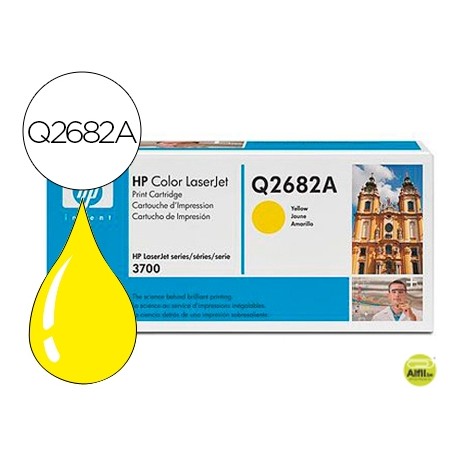 TONER HP 82A AMARILLO -6000PAG- LASERJET 3700