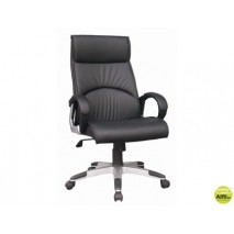 SILLA DIRECCION Q-CONNECT RESPALDO ALTO REGULABLE EN ALTURA ALTO 1.185+85MM ANCHO 510MM PROFUNDIDAD