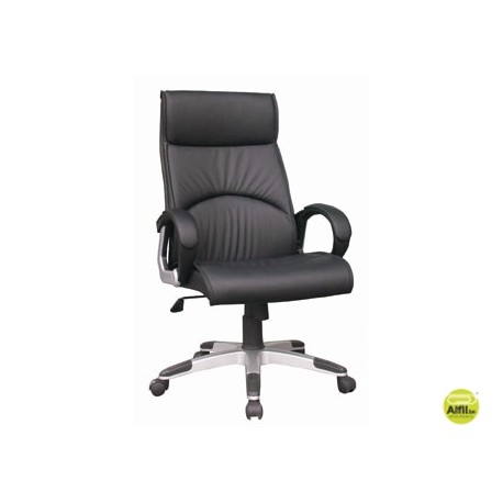SILLA DIRECCION Q-CONNECT RESPALDO ALTO REGULABLE EN ALTURA ALTO 1.185+85MM ANCHO 510MM PROFUNDIDAD