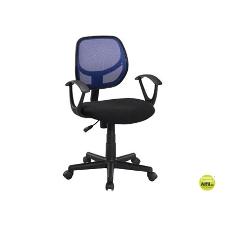 SILLA GIRATORIA Q-CONNECT RESPALDO MEDIO REGULABLE ALTURA 845+120MM ALTO 460MM ANCHO Y450MM PROFUNDI