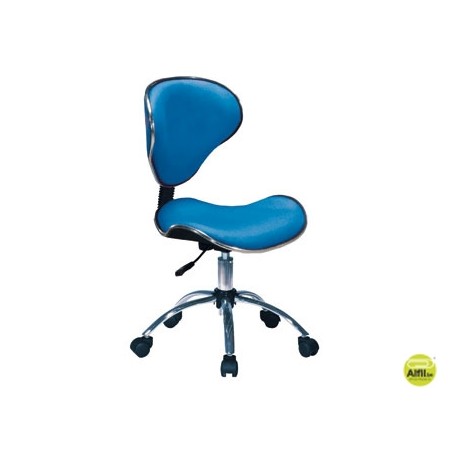 SILLA GIRATORIA Q-CONNECT RESPALDO MEDIO REGULABLE ALTURA 845+120MM DE ALTO 460MM ANCHO Y 450MM PROF