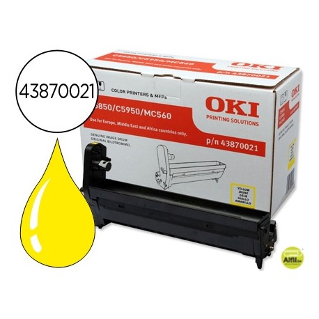 TAMBOR OKI C5850/5950 AMARILLO -20000PAG-