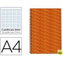BLOC ESPIRAL LIDERPAPEL A4 MICRO MULTILIDER TAPA FORRADA 140H 70G CUADRO 5MM 5 BANDAS 4 TALADROS. NA