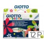 ROTULADOR GIOTTO DECOR MATERIALS -CAJA DE 12 COLORES SURTIDOS