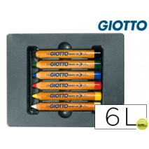 LAPICES MAQUILLAJE GIOTTO MAKEUP CAJA DE 6 COLORES SURTIDOS