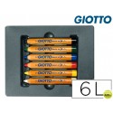 LAPICES MAQUILLAJE GIOTTO MAKEUP CAJA DE 6 COLORES SURTIDOS