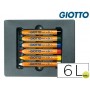 LAPICES MAQUILLAJE GIOTTO MAKEUP CAJA DE 6 COLORES SURTIDOS
