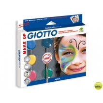 SET GIOTTO MAKE UP SOMBRA COSMETICA +PINCEL+ESPONJA+GUIA MAQUILLAJE