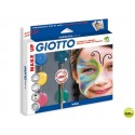 SET GIOTTO MAKE UP SOMBRA COSMETICA +PINCEL+ESPONJA+GUIA MAQUILLAJE