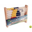 ABACO MADERA 21X17,5X 5 CMS 100 BOLAS