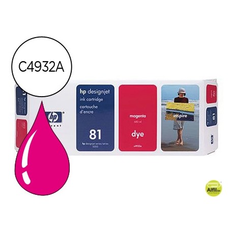 INK-JET HP N. 81 MAGENTA 680ML DESIGNJET 5000/5500