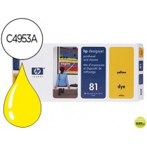 CABEZAL HP N.81 AMARILLO CON LIMPIADOR DE CABEZAL DESIGNJET 5000/5500