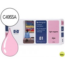 CABEZAL HP N.81 MAGENTA CLARO CON LIMPIADOR DE CABEZAL DESIGNJET 5000/5500