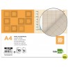 PAPEL DIBUJO LIDERPAPEL 210X297MM 80G/M2 MILIMETRADO PACK DE 10